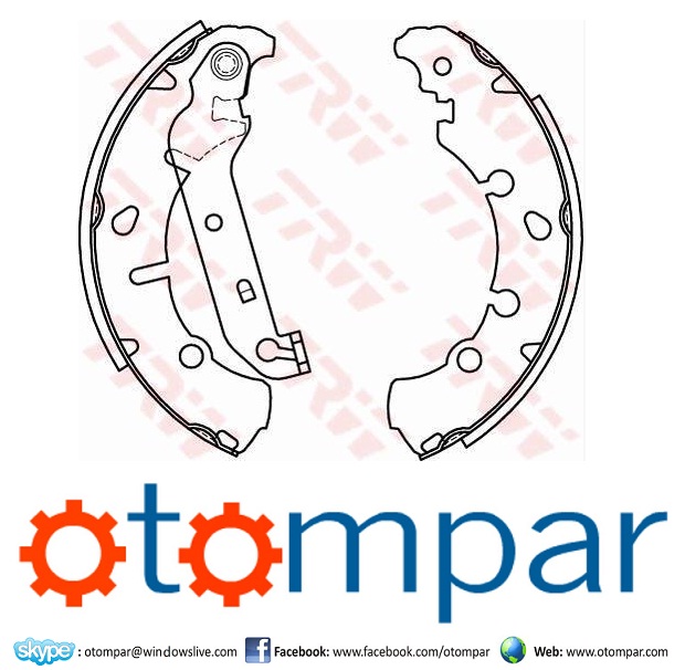 Ford Fiesta Rear Brake Shoe 1106633 1123790 1125669